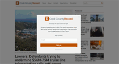 Desktop Screenshot of cookcountyrecord.com